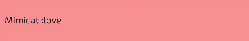 Mimicat :love
